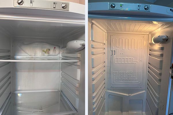 Устранение внутренней утечки фреона (установка нового испарителя) в холодильнике